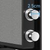 Safe Box for Home,Office and Hotel,Digital Security Safe with Keypad and Key,(Black)