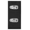 775*370*360mm Digital Keypad Double Depository Safe Black