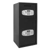 775*370*360mm Digital Keypad Double Depository Safe Black