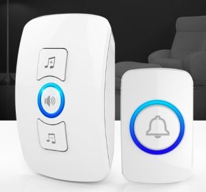 Wireless home doorbell remote AC remote control electronic senile caller (Option: default)