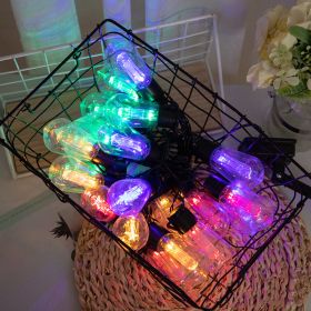 Solar Water Drop Bulb Lantern Outdoor Garden  Wedding Decoration Lights (Option: Color-Solar energy-30PCS)