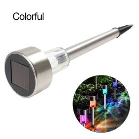 Garden Stainless Steel Landscape Light Led Lighting Waterproof Garden Light (Option: Colorful-5PCS)