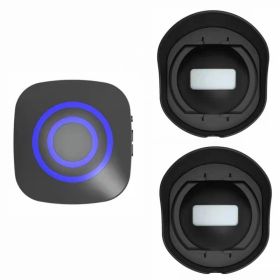 Wireless Home Outdoor Waterproof Doorbell (Option: Two Drag One American Standard)