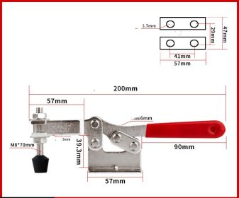 Quick Jig Horizontal Clamp Fixed Clamp (Option: GH201C)