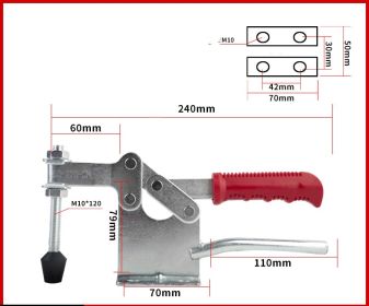 Quick Jig Horizontal Clamp Fixed Clamp (Option: 220WH)