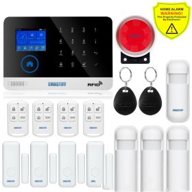 Smart Wireless GSM Store Door And Window Anti-theft Alarm (Color: White)