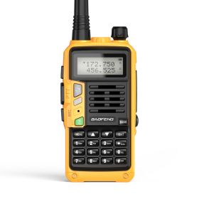 Dual Segment Intercom UV-5R High Power USB (Option: Yellow-US)