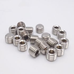 Stainless Steel Flat End Setting Hexagon Socket Headless Screws (Option: M3x3.5)