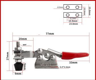 Quick Jig Horizontal Clamp Fixed Clamp (Option: GH201)