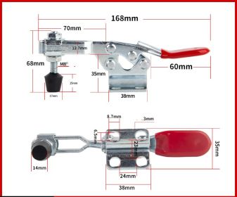 Quick Jig Horizontal Clamp Fixed Clamp (Option: GH225D)