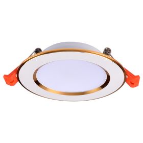 Creative Simple Anti-fog Straw Hat Downlight (Option: Warm white 4000K-2inches 3W)