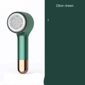 Hair Ball Trimmer USB Charging Model (Color: Green)