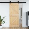 Door NARVIK 37.4"x82.7" Solid Wood Pine