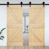 Door NARVIK 37.4"x82.7" Solid Wood Pine