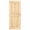 Door NARVIK 33.5"x82.7" Solid Wood Pine