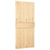 Door NARVIK 37.4"x82.7" Solid Wood Pine